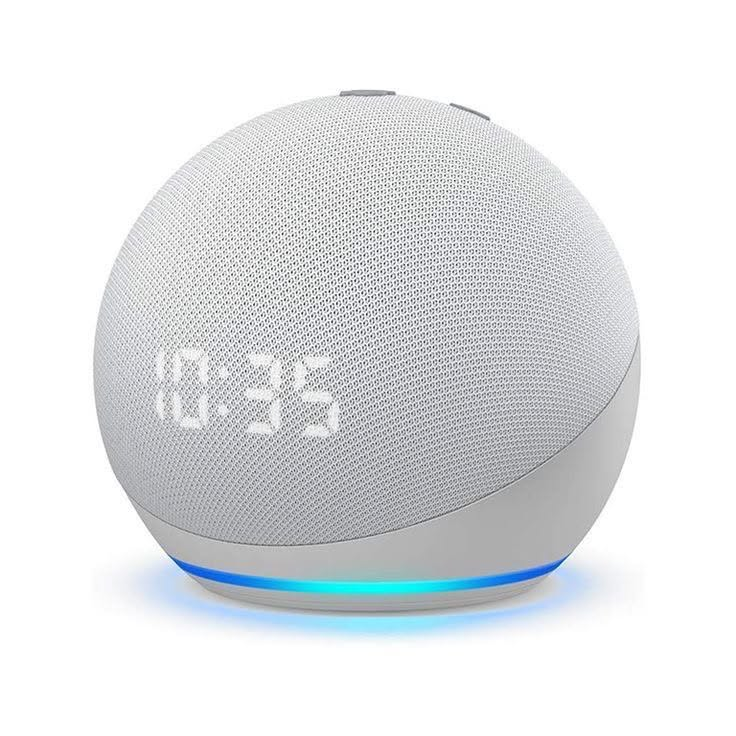 Imagem de Alexa Echo Dot com Relógio